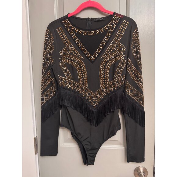 Fashion Nova Black Leotard - Size M (NWOT) - Picture 3 of 3